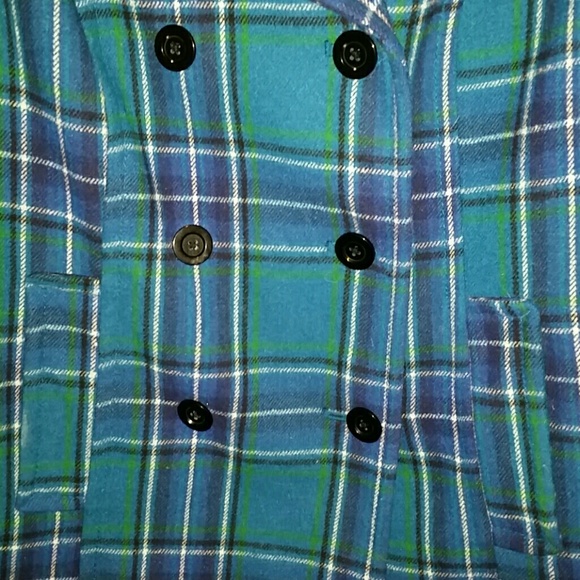 Old Navy Plaid Coat - Picture 3 of 4